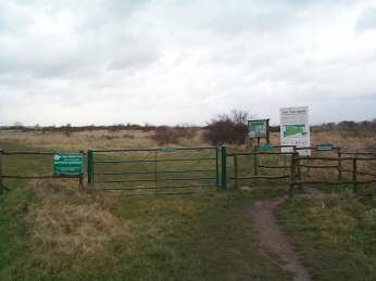 Entrance to the Essex Wildlife Trust eastern area