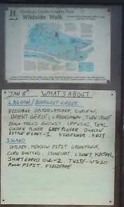 Wildlife Trust noticeboard